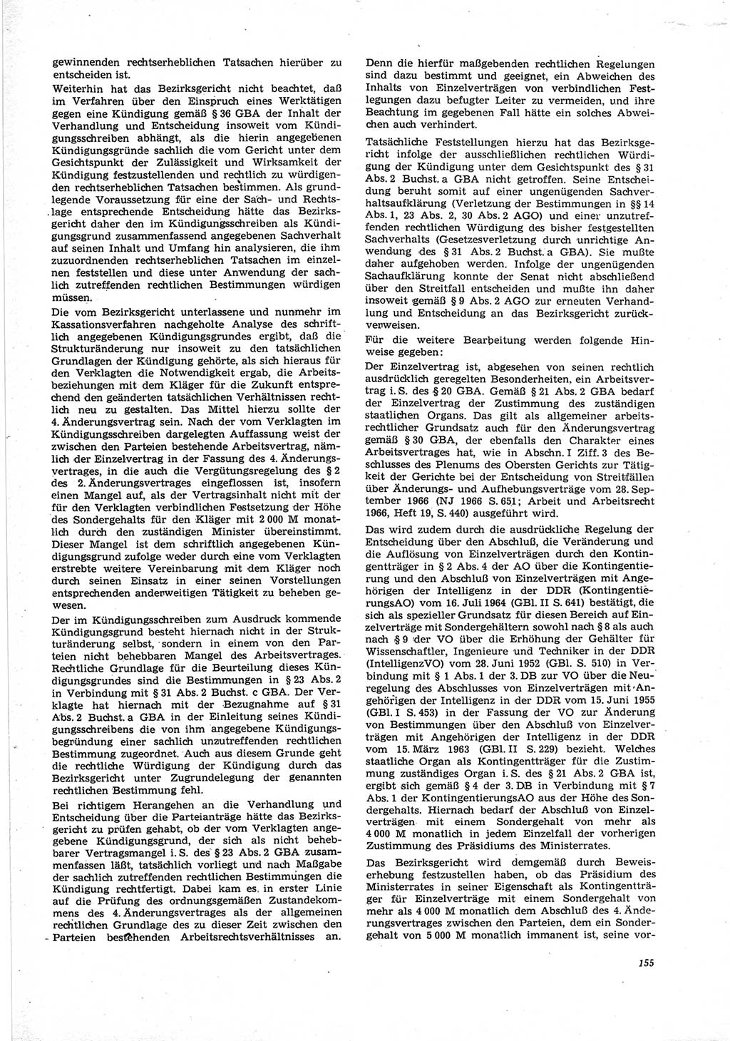 Neue Justiz (NJ), Zeitschrift für Recht und Rechtswissenschaft [Deutsche Demokratische Republik (DDR)], 25. Jahrgang 1971, Seite 155 (NJ DDR 1971, S. 155)