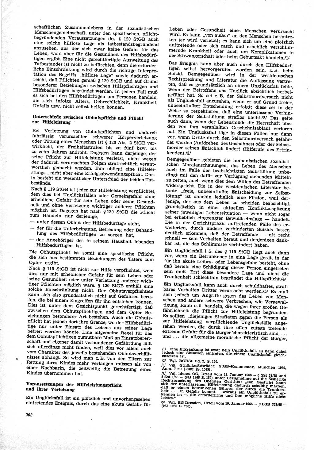Neue Justiz (NJ), Zeitschrift für Recht und Rechtswissenschaft [Deutsche Demokratische Republik (DDR)], 25. Jahrgang 1971, Seite 202 (NJ DDR 1971, S. 202)