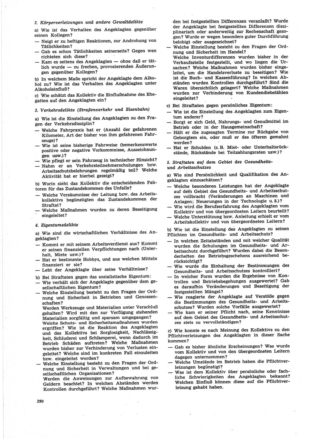 Neue Justiz (NJ), Zeitschrift für Recht und Rechtswissenschaft [Deutsche Demokratische Republik (DDR)], 25. Jahrgang 1971, Seite 290 (NJ DDR 1971, S. 290)