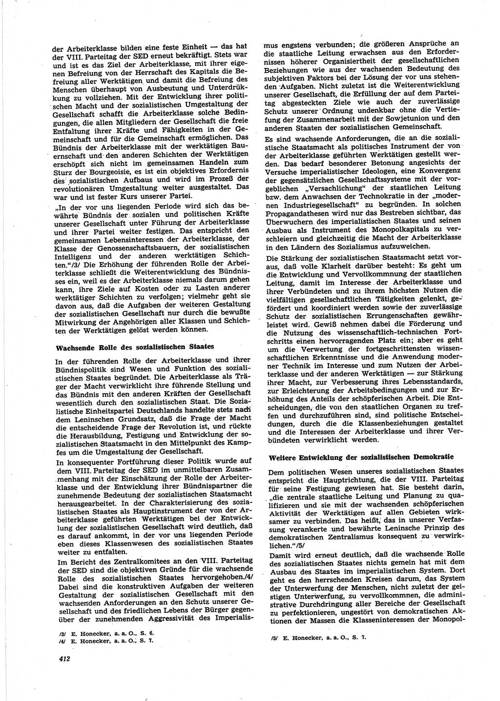 Neue Justiz (NJ), Zeitschrift für Recht und Rechtswissenschaft [Deutsche Demokratische Republik (DDR)], 25. Jahrgang 1971, Seite 412 (NJ DDR 1971, S. 412)