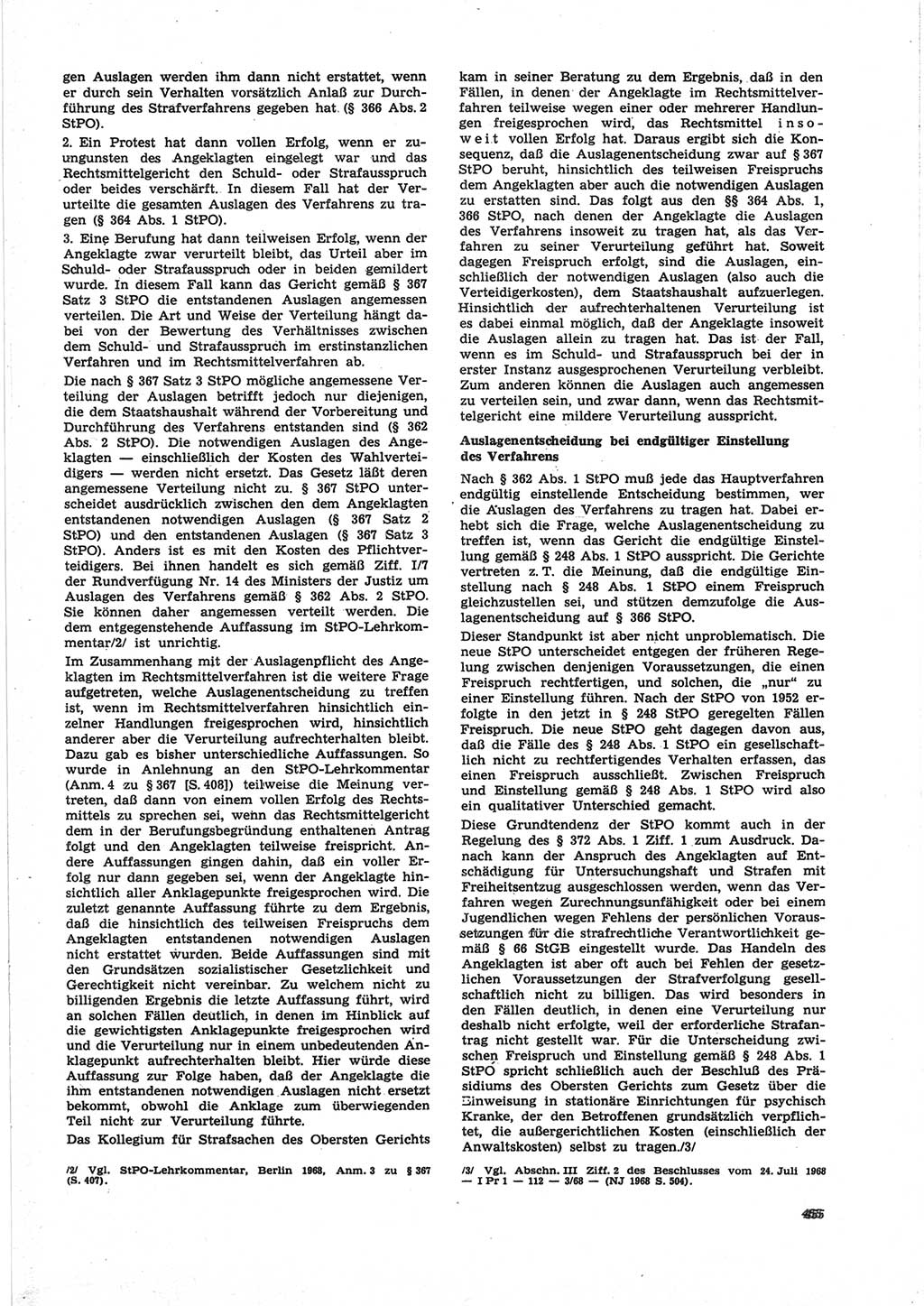 Neue Justiz (NJ), Zeitschrift für Recht und Rechtswissenschaft [Deutsche Demokratische Republik (DDR)], 25. Jahrgang 1971, Seite 455 (NJ DDR 1971, S. 455)