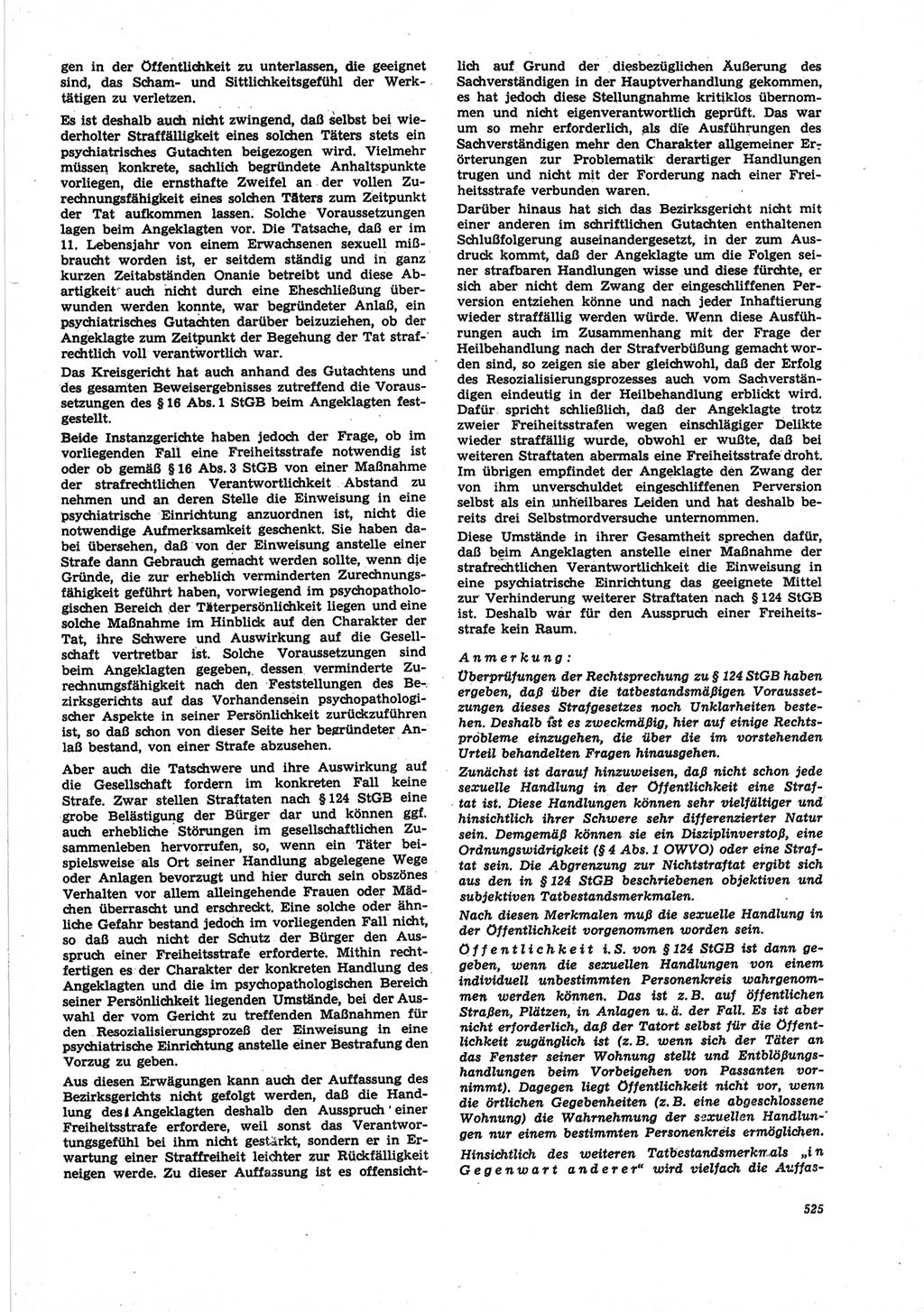 Neue Justiz (NJ), Zeitschrift für Recht und Rechtswissenschaft [Deutsche Demokratische Republik (DDR)], 25. Jahrgang 1971, Seite 525 (NJ DDR 1971, S. 525)