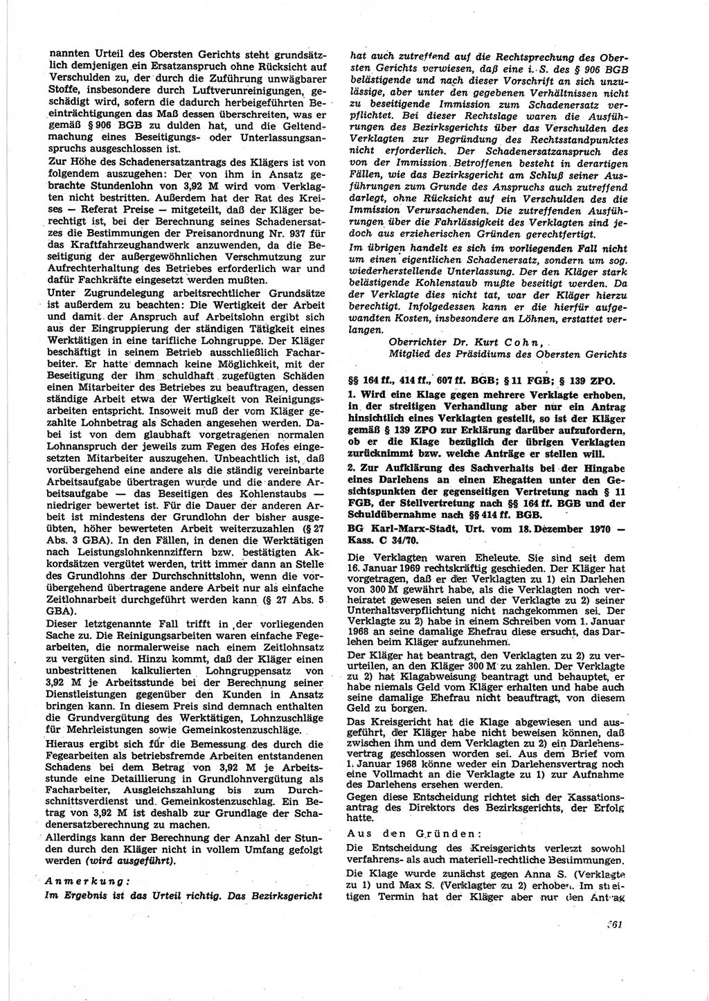 Neue Justiz (NJ), Zeitschrift für Recht und Rechtswissenschaft [Deutsche Demokratische Republik (DDR)], 25. Jahrgang 1971, Seite 561 (NJ DDR 1971, S. 561)