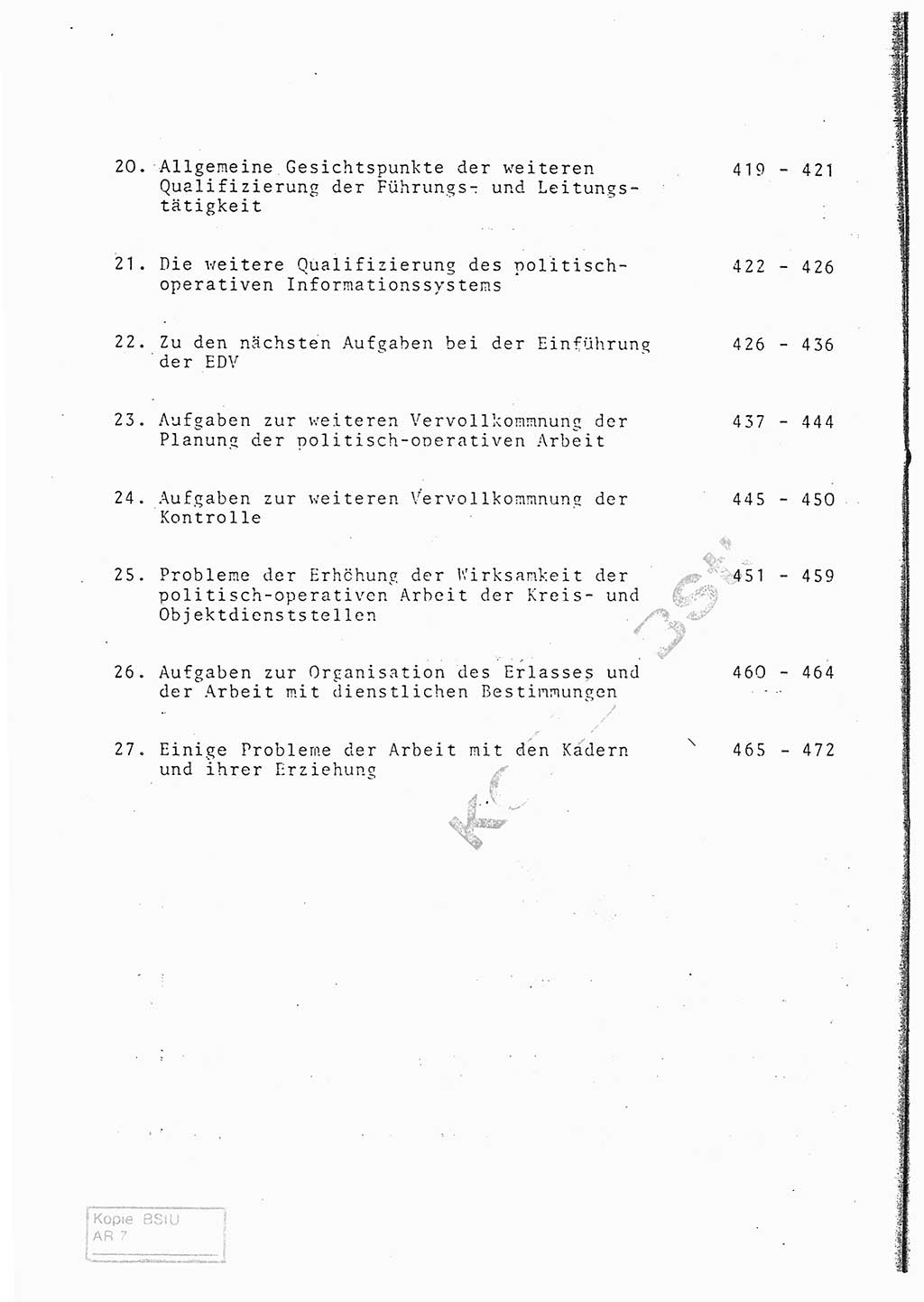 Anschreiben zum Referat (Entwurf) des Genossen Minister (Generaloberst Erich Mielke) auf der Dienstkonferenz 1972, Ministerium für Staatssicherheit (MfS) [Deutsche Demokratische Republik (DDR)], Der Minister, Geheime Verschlußsache (GVS) 008-150/72, Berlin 25.2.1972, Seite 6 (Anschr. Ref. Entw. DK MfS DDR Min. GVS 008-150/72 1972, S. 6)