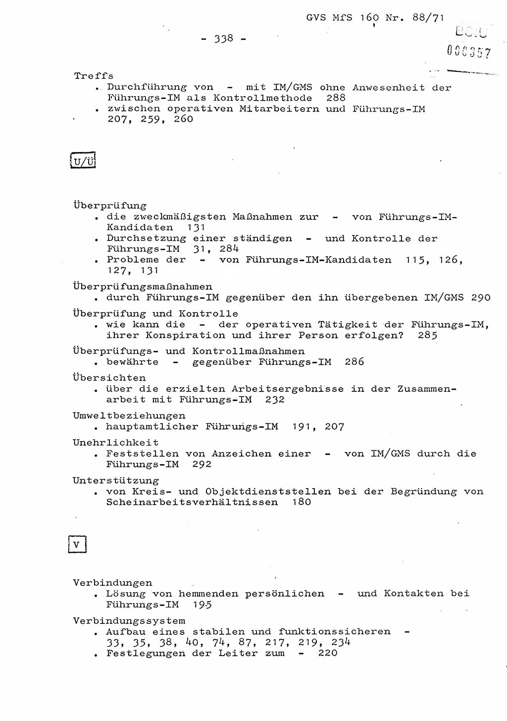 Dissertation Oberstleutnant Josef Schwarz (BV Schwerin), Major Fritz Amm (JHS), Hauptmann Peter Gräßler (JHS), Ministerium für Staatssicherheit (MfS) [Deutsche Demokratische Republik (DDR)], Juristische Hochschule (JHS), Geheime Verschlußsache (GVS) 160-88/71, Potsdam 1972, Seite 338 (Diss. MfS DDR JHS GVS 160-88/71 1972, S. 338)