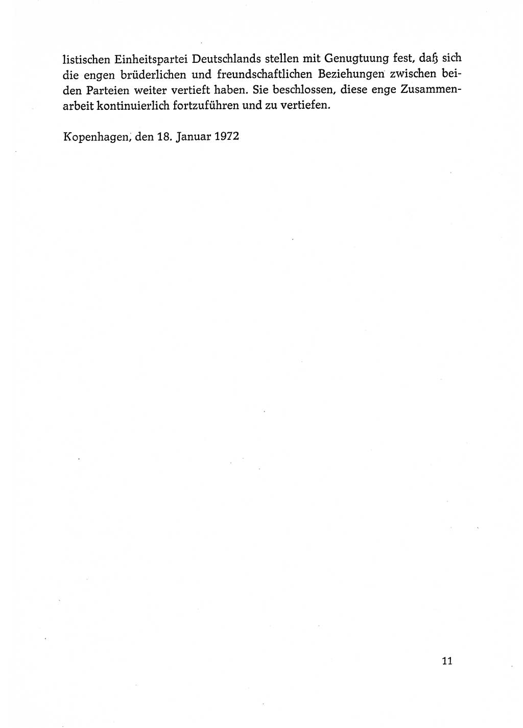 Dokumente der Sozialistischen Einheitspartei Deutschlands (SED) [Deutsche Demokratische Republik (DDR)] 1972-1973, Seite 11 (Dok. SED DDR 1972-1973, S. 11)