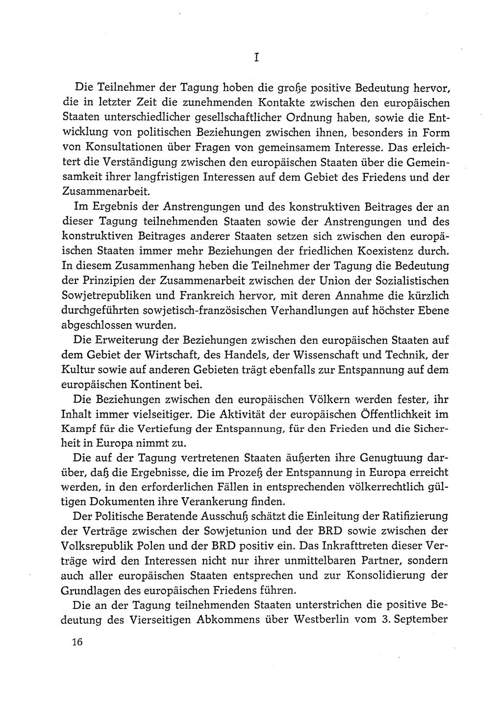 Dokumente der Sozialistischen Einheitspartei Deutschlands (SED) [Deutsche Demokratische Republik (DDR)] 1972-1973, Seite 16 (Dok. SED DDR 1972-1973, S. 16)