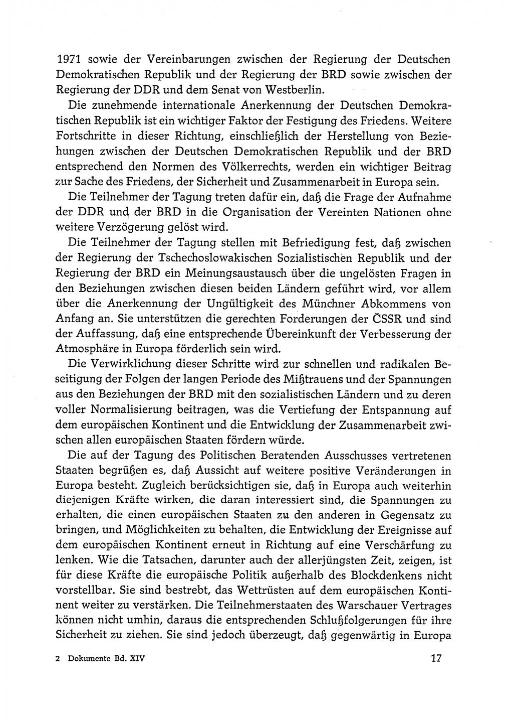 Dokumente der Sozialistischen Einheitspartei Deutschlands (SED) [Deutsche Demokratische Republik (DDR)] 1972-1973, Seite 17 (Dok. SED DDR 1972-1973, S. 17)