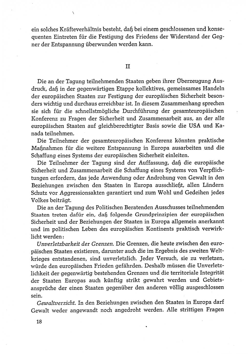 Dokumente der Sozialistischen Einheitspartei Deutschlands (SED) [Deutsche Demokratische Republik (DDR)] 1972-1973, Seite 18 (Dok. SED DDR 1972-1973, S. 18)