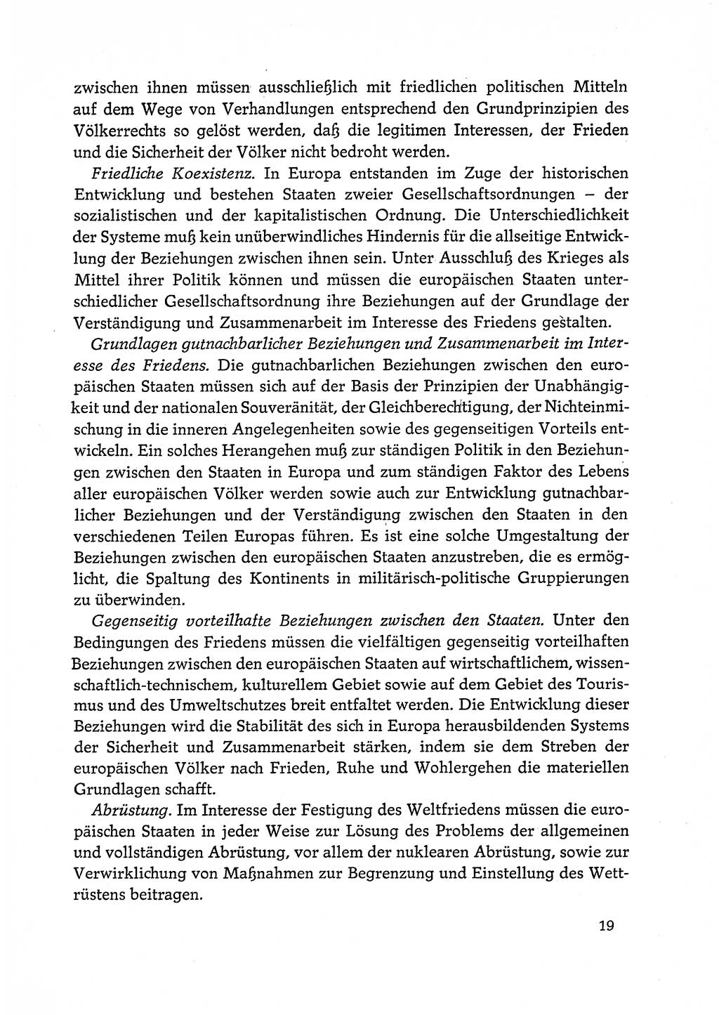 Dokumente der Sozialistischen Einheitspartei Deutschlands (SED) [Deutsche Demokratische Republik (DDR)] 1972-1973, Seite 19 (Dok. SED DDR 1972-1973, S. 19)