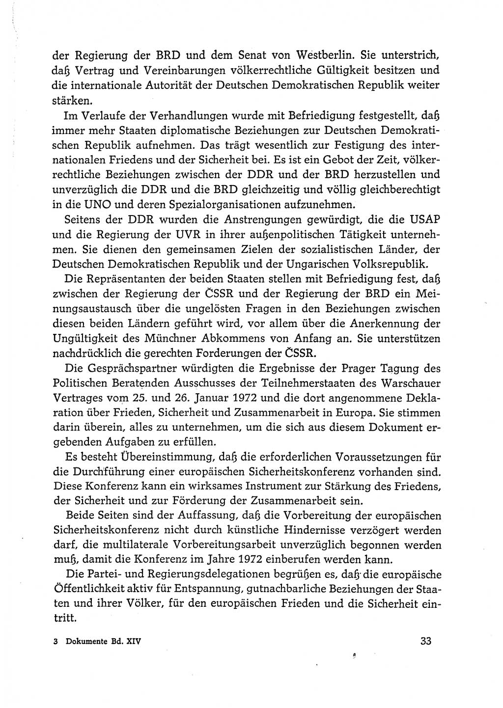 Dokumente der Sozialistischen Einheitspartei Deutschlands (SED) [Deutsche Demokratische Republik (DDR)] 1972-1973, Seite 33 (Dok. SED DDR 1972-1973, S. 33)