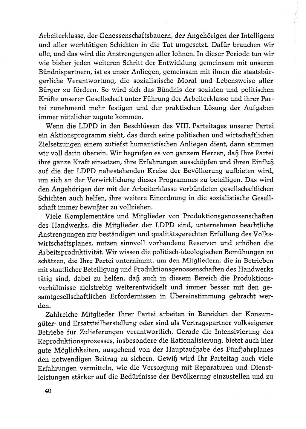 Dokumente der Sozialistischen Einheitspartei Deutschlands (SED) [Deutsche Demokratische Republik (DDR)] 1972-1973, Seite 40 (Dok. SED DDR 1972-1973, S. 40)