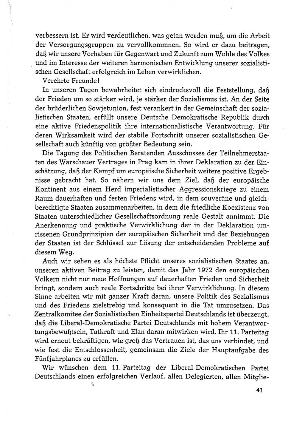 Dokumente der Sozialistischen Einheitspartei Deutschlands (SED) [Deutsche Demokratische Republik (DDR)] 1972-1973, Seite 41 (Dok. SED DDR 1972-1973, S. 41)