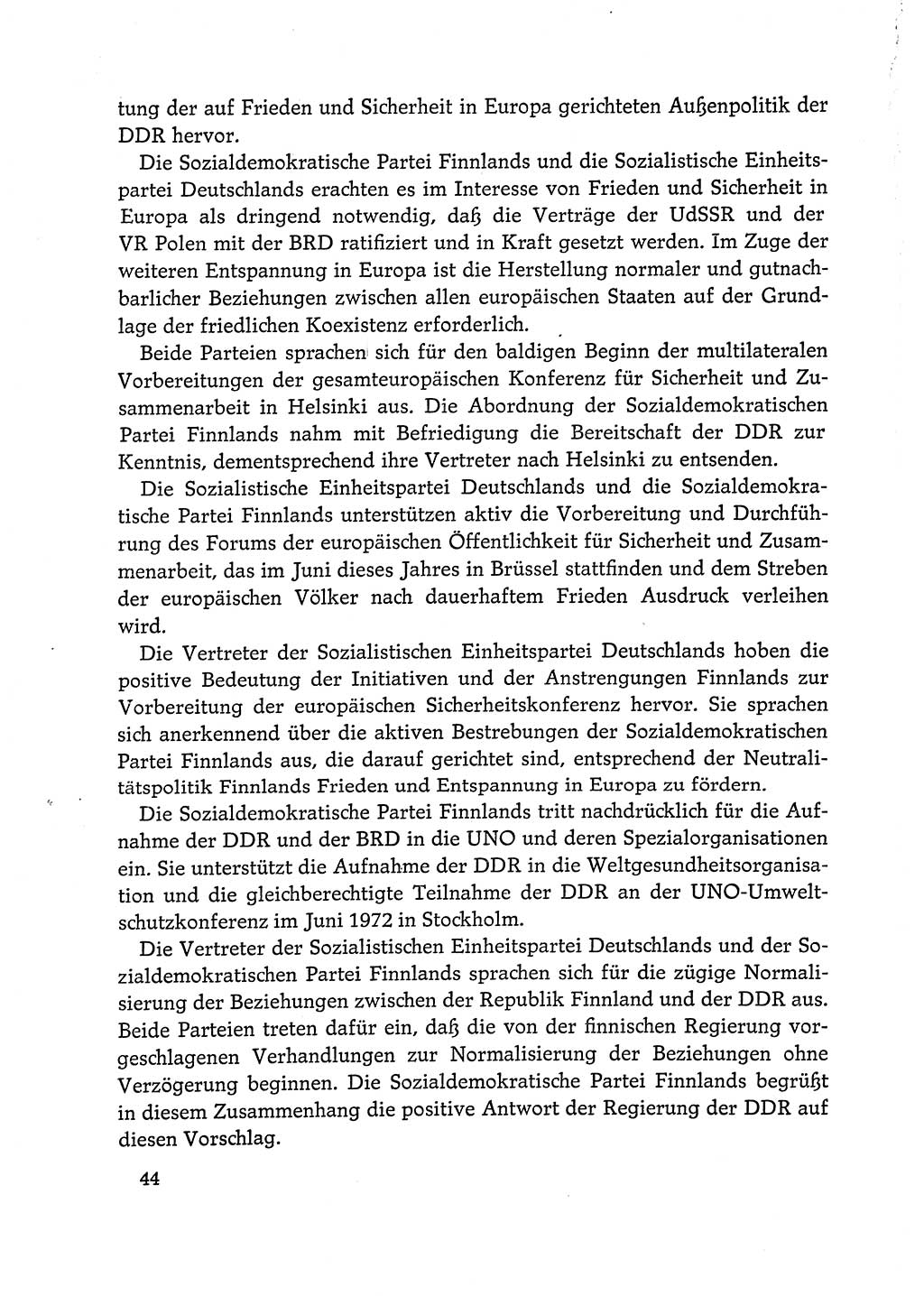 Dokumente der Sozialistischen Einheitspartei Deutschlands (SED) [Deutsche Demokratische Republik (DDR)] 1972-1973, Seite 44 (Dok. SED DDR 1972-1973, S. 44)