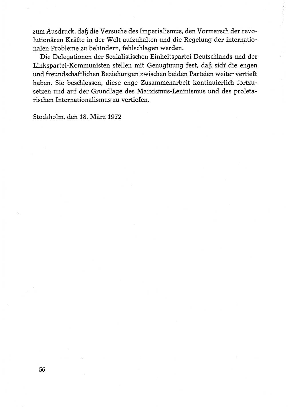 Dokumente der Sozialistischen Einheitspartei Deutschlands (SED) [Deutsche Demokratische Republik (DDR)] 1972-1973, Seite 56 (Dok. SED DDR 1972-1973, S. 56)