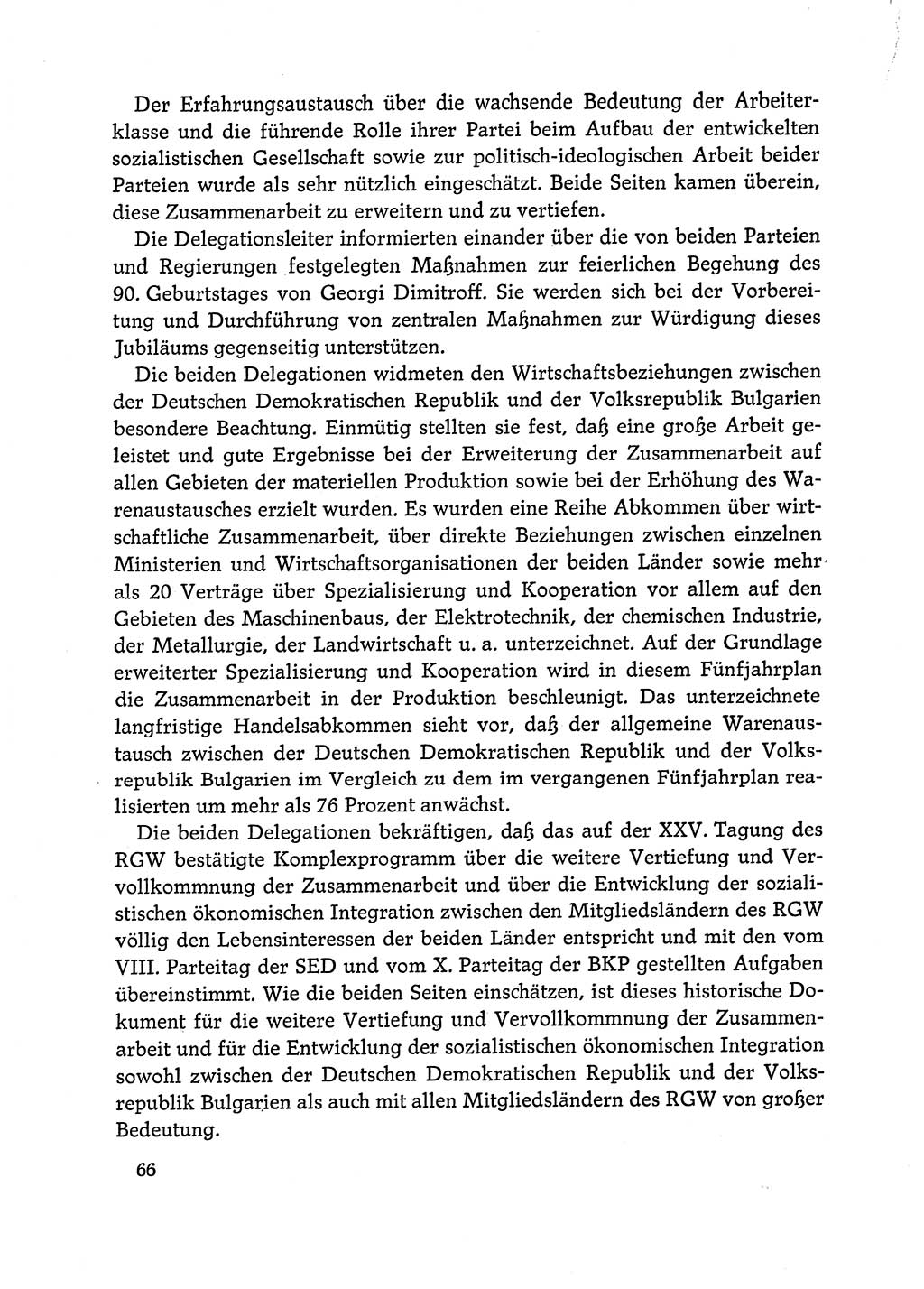 Dokumente der Sozialistischen Einheitspartei Deutschlands (SED) [Deutsche Demokratische Republik (DDR)] 1972-1973, Seite 66 (Dok. SED DDR 1972-1973, S. 66)