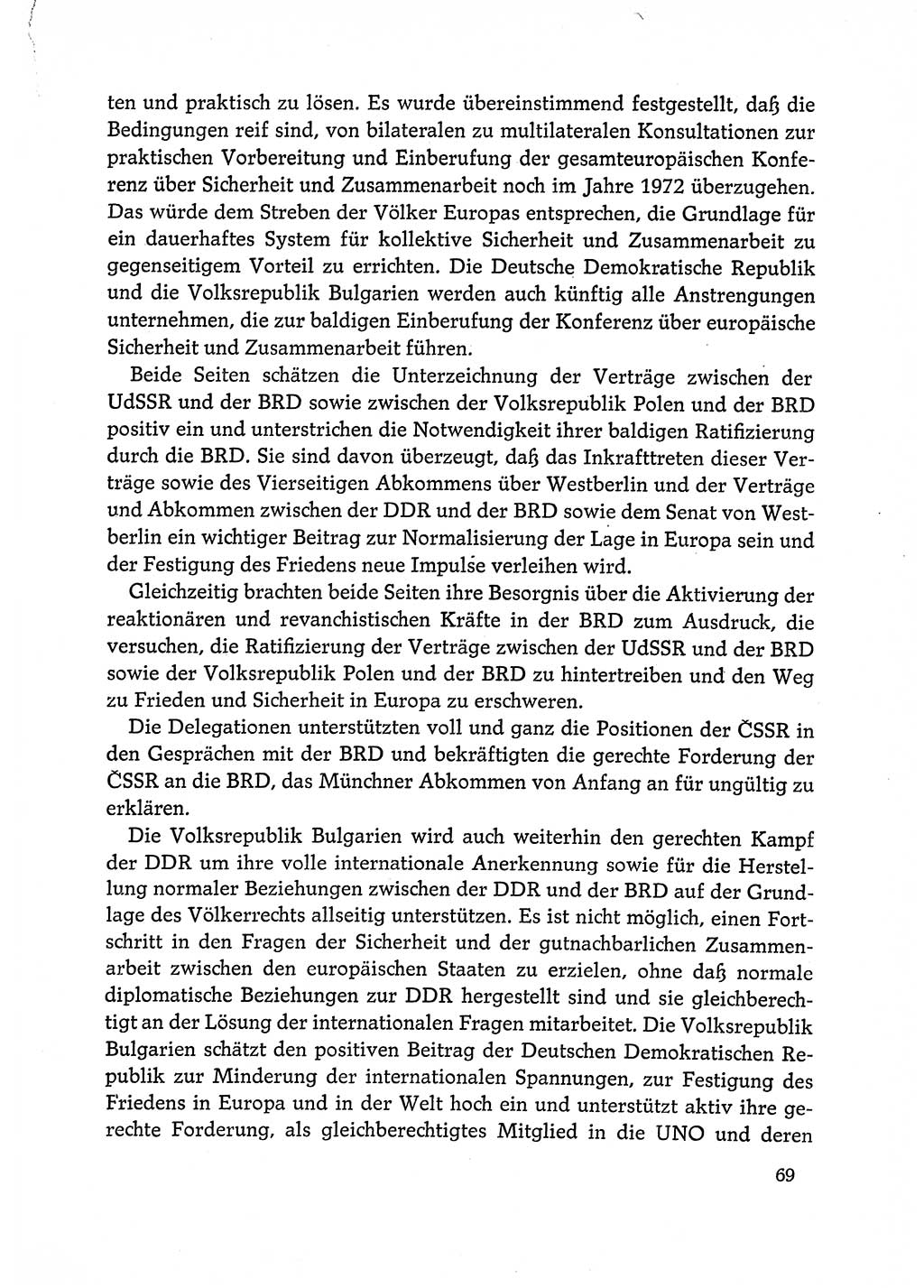 Dokumente der Sozialistischen Einheitspartei Deutschlands (SED) [Deutsche Demokratische Republik (DDR)] 1972-1973, Seite 69 (Dok. SED DDR 1972-1973, S. 69)