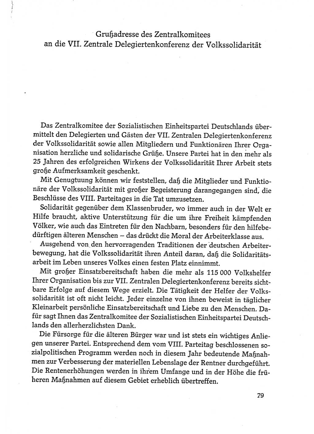 Dokumente der Sozialistischen Einheitspartei Deutschlands (SED) [Deutsche Demokratische Republik (DDR)] 1972-1973, Seite 79 (Dok. SED DDR 1972-1973, S. 79)