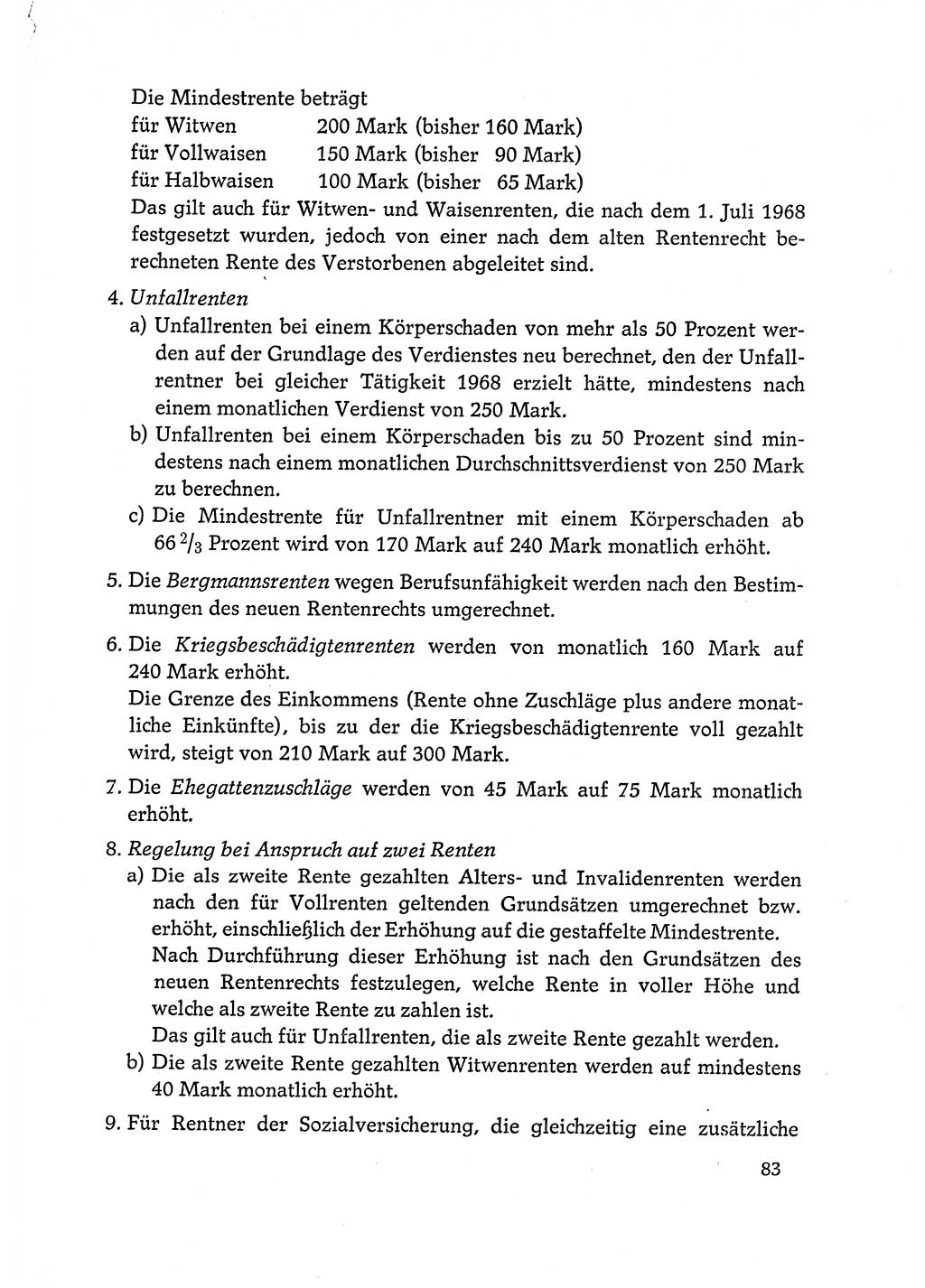 Dokumente der Sozialistischen Einheitspartei Deutschlands (SED) [Deutsche Demokratische Republik (DDR)] 1972-1973, Seite 83 (Dok. SED DDR 1972-1973, S. 83)