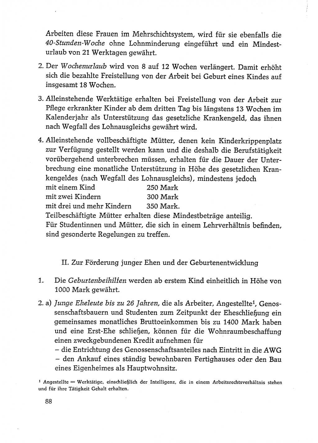 Dokumente der Sozialistischen Einheitspartei Deutschlands (SED) [Deutsche Demokratische Republik (DDR)] 1972-1973, Seite 88 (Dok. SED DDR 1972-1973, S. 88)