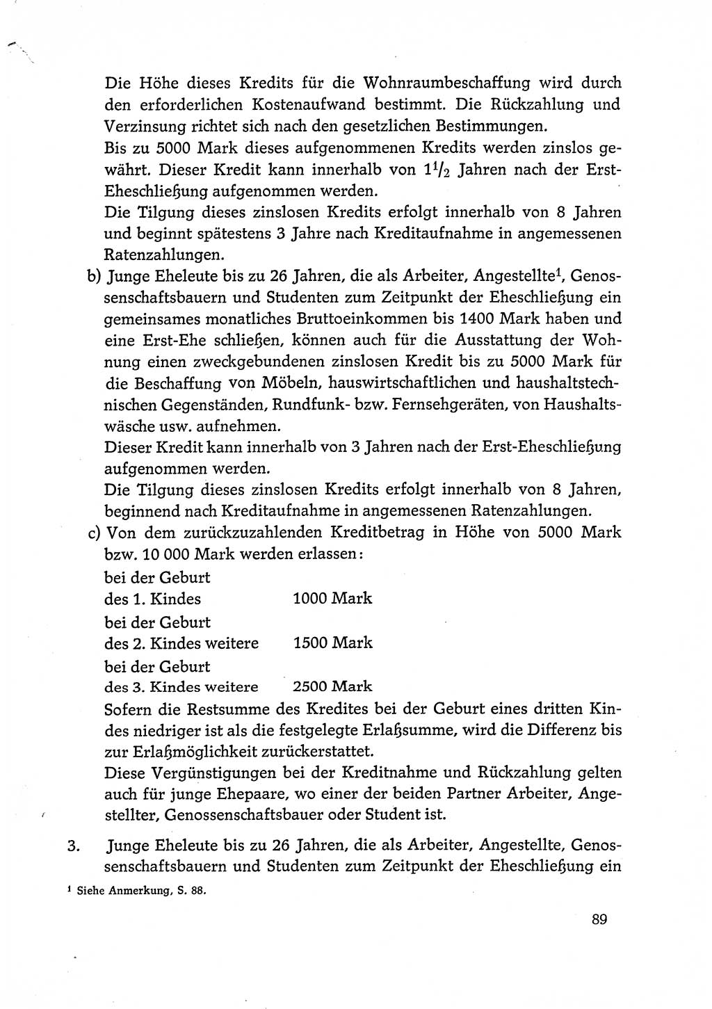 Dokumente der Sozialistischen Einheitspartei Deutschlands (SED) [Deutsche Demokratische Republik (DDR)] 1972-1973, Seite 89 (Dok. SED DDR 1972-1973, S. 89)