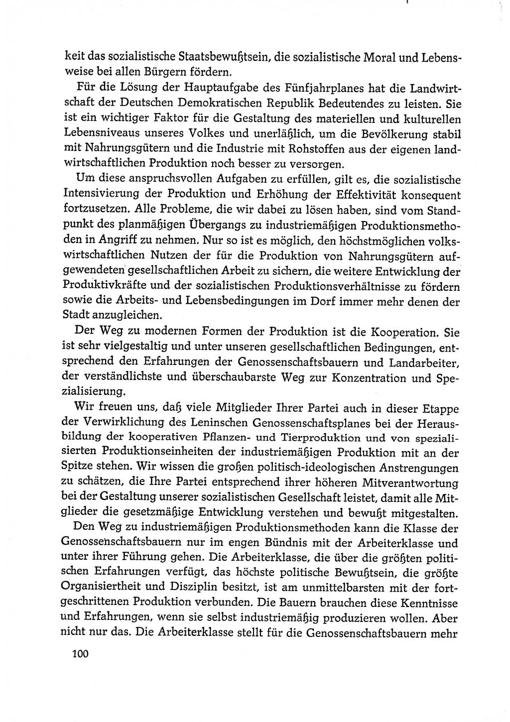 Dokumente der Sozialistischen Einheitspartei Deutschlands (SED) [Deutsche Demokratische Republik (DDR)] 1972-1973, Seite 100 (Dok. SED DDR 1972-1973, S. 100)
