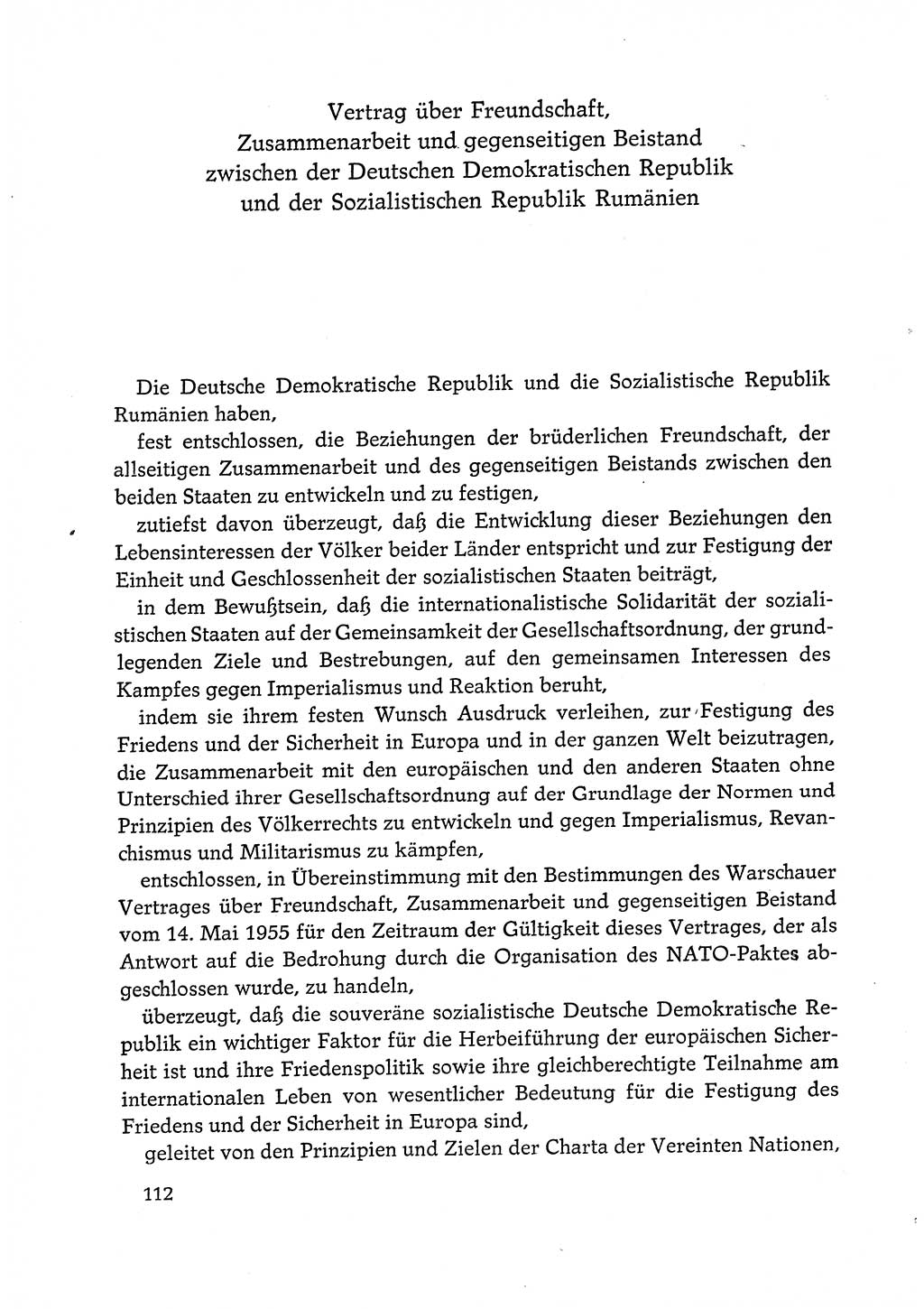 Dokumente der Sozialistischen Einheitspartei Deutschlands (SED) [Deutsche Demokratische Republik (DDR)] 1972-1973, Seite 112 (Dok. SED DDR 1972-1973, S. 112)