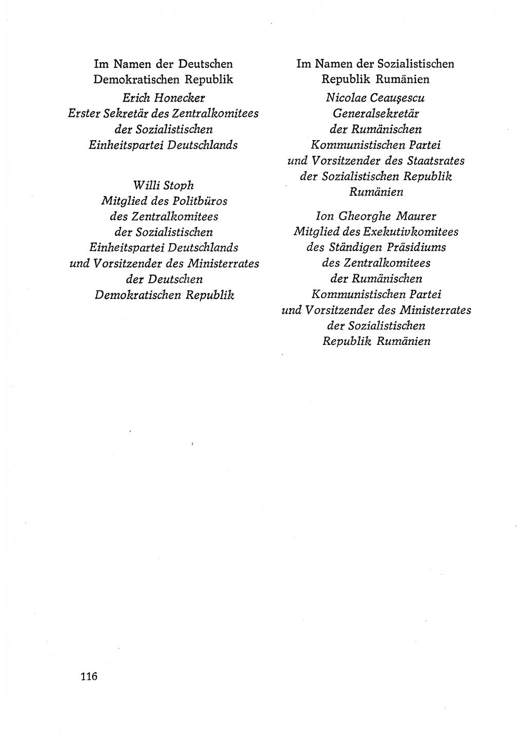 Dokumente der Sozialistischen Einheitspartei Deutschlands (SED) [Deutsche Demokratische Republik (DDR)] 1972-1973, Seite 116 (Dok. SED DDR 1972-1973, S. 116)