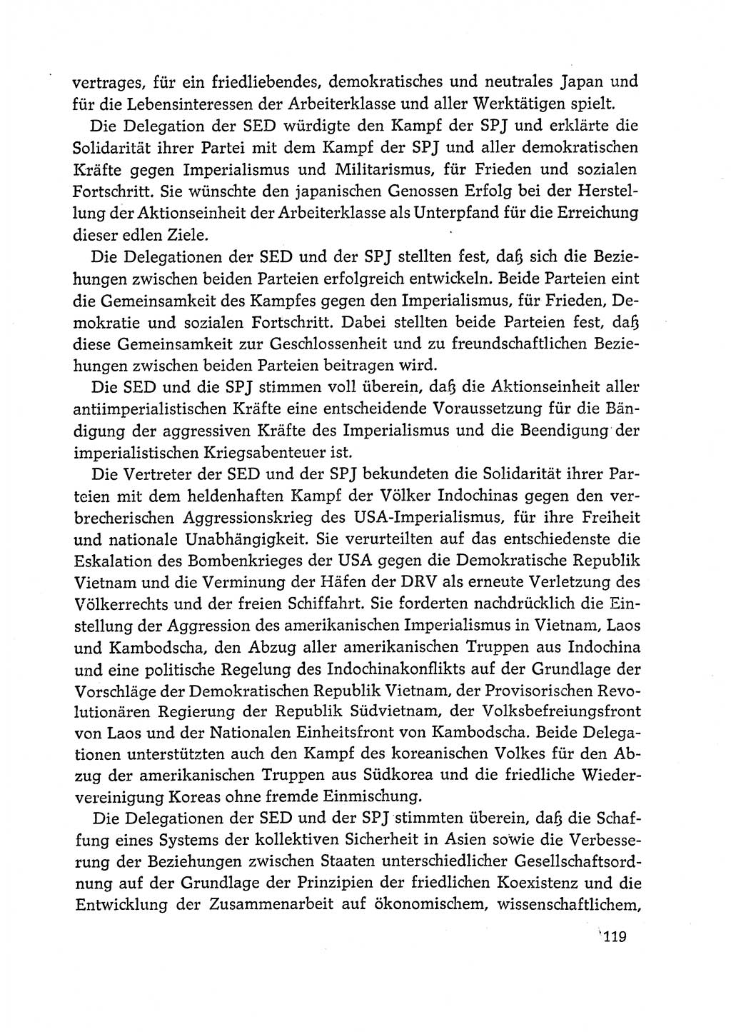 Dokumente der Sozialistischen Einheitspartei Deutschlands (SED) [Deutsche Demokratische Republik (DDR)] 1972-1973, Seite 119 (Dok. SED DDR 1972-1973, S. 119)