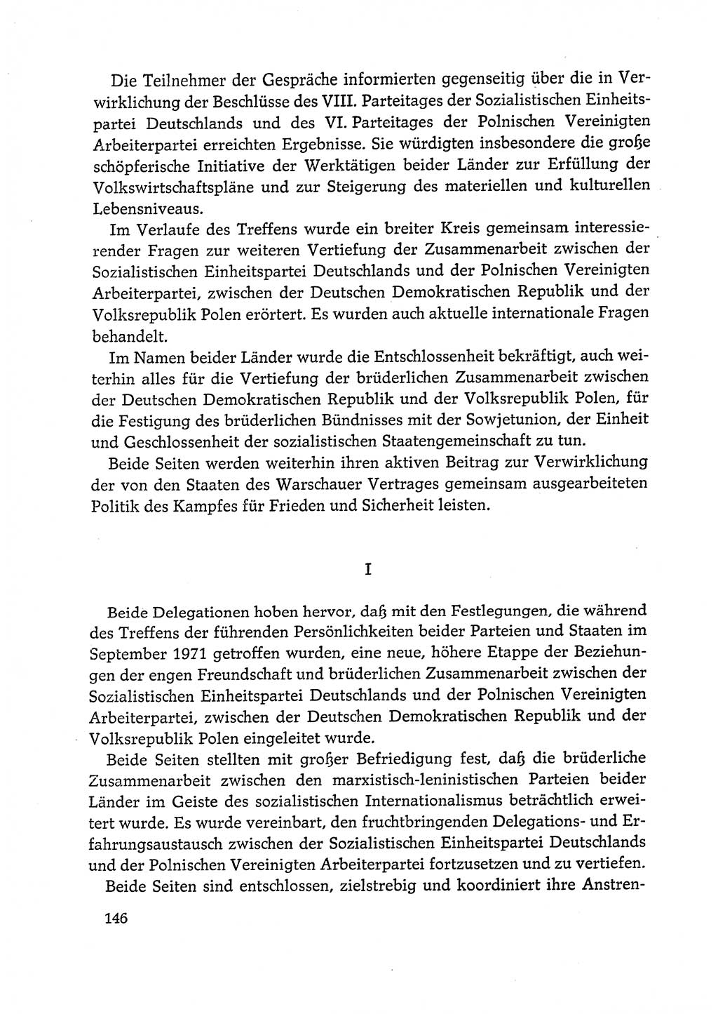 Dokumente der Sozialistischen Einheitspartei Deutschlands (SED) [Deutsche Demokratische Republik (DDR)] 1972-1973, Seite 146 (Dok. SED DDR 1972-1973, S. 146)