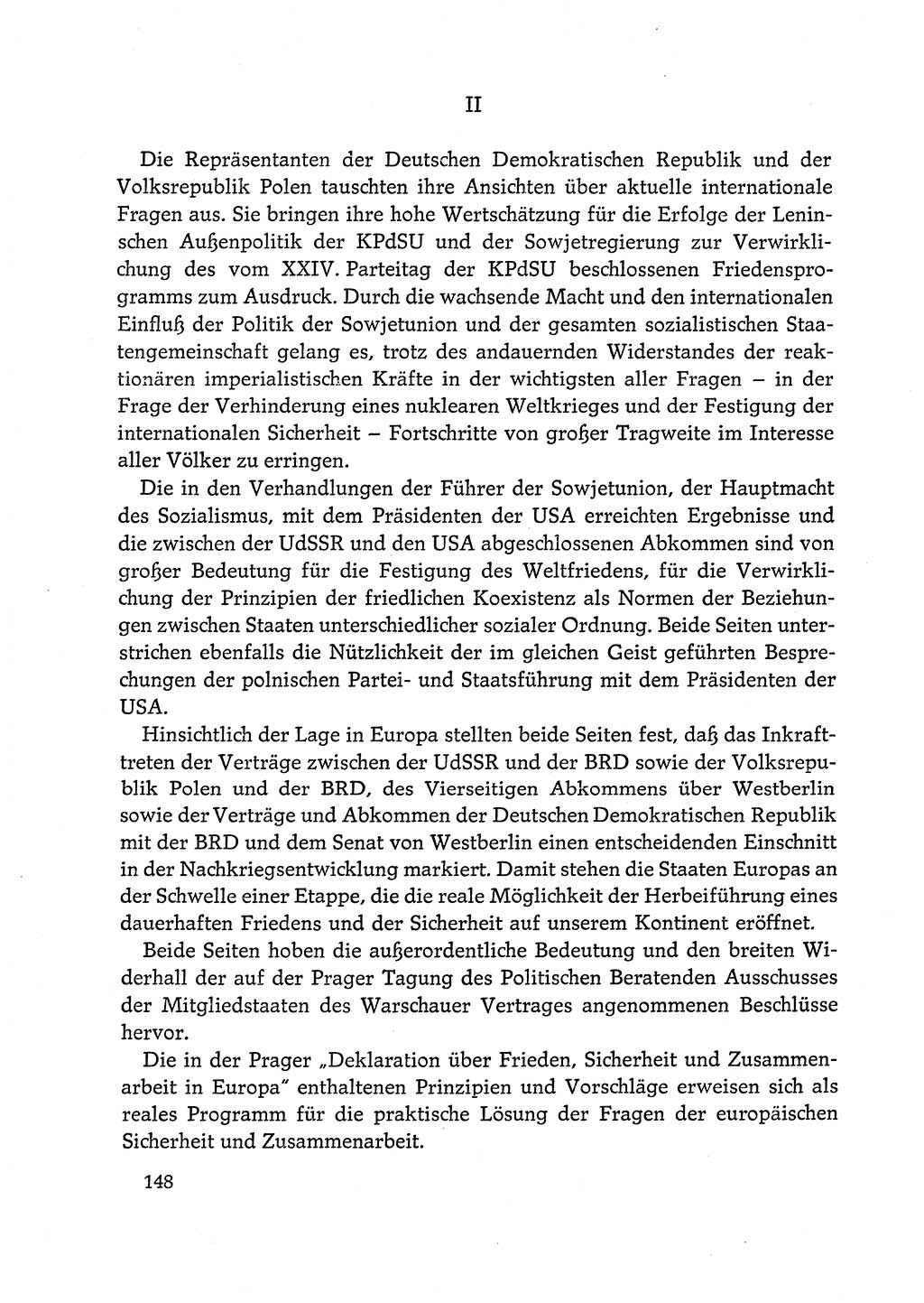 Dokumente der Sozialistischen Einheitspartei Deutschlands (SED) [Deutsche Demokratische Republik (DDR)] 1972-1973, Seite 148 (Dok. SED DDR 1972-1973, S. 148)