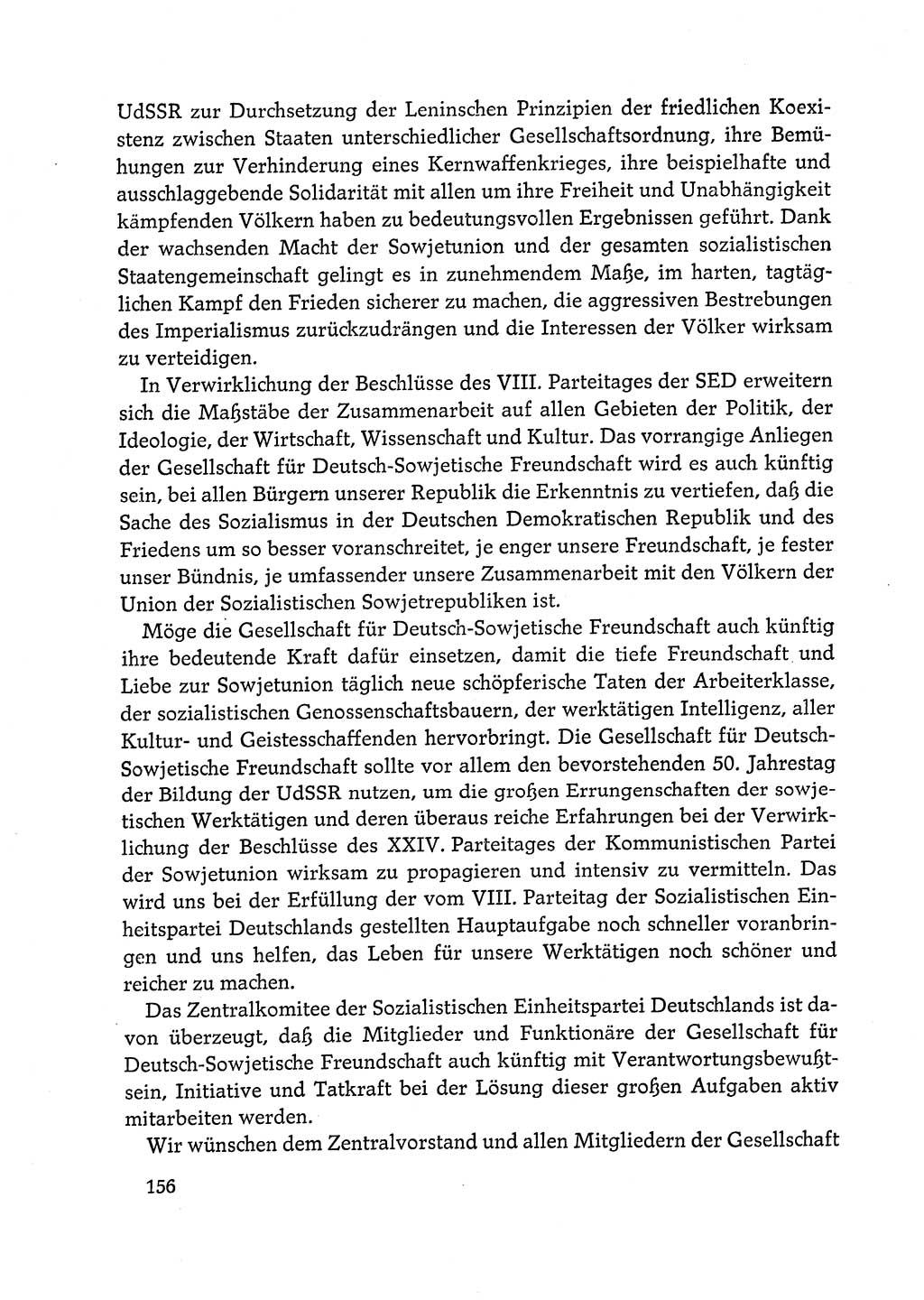 Dokumente der Sozialistischen Einheitspartei Deutschlands (SED) [Deutsche Demokratische Republik (DDR)] 1972-1973, Seite 156 (Dok. SED DDR 1972-1973, S. 156)