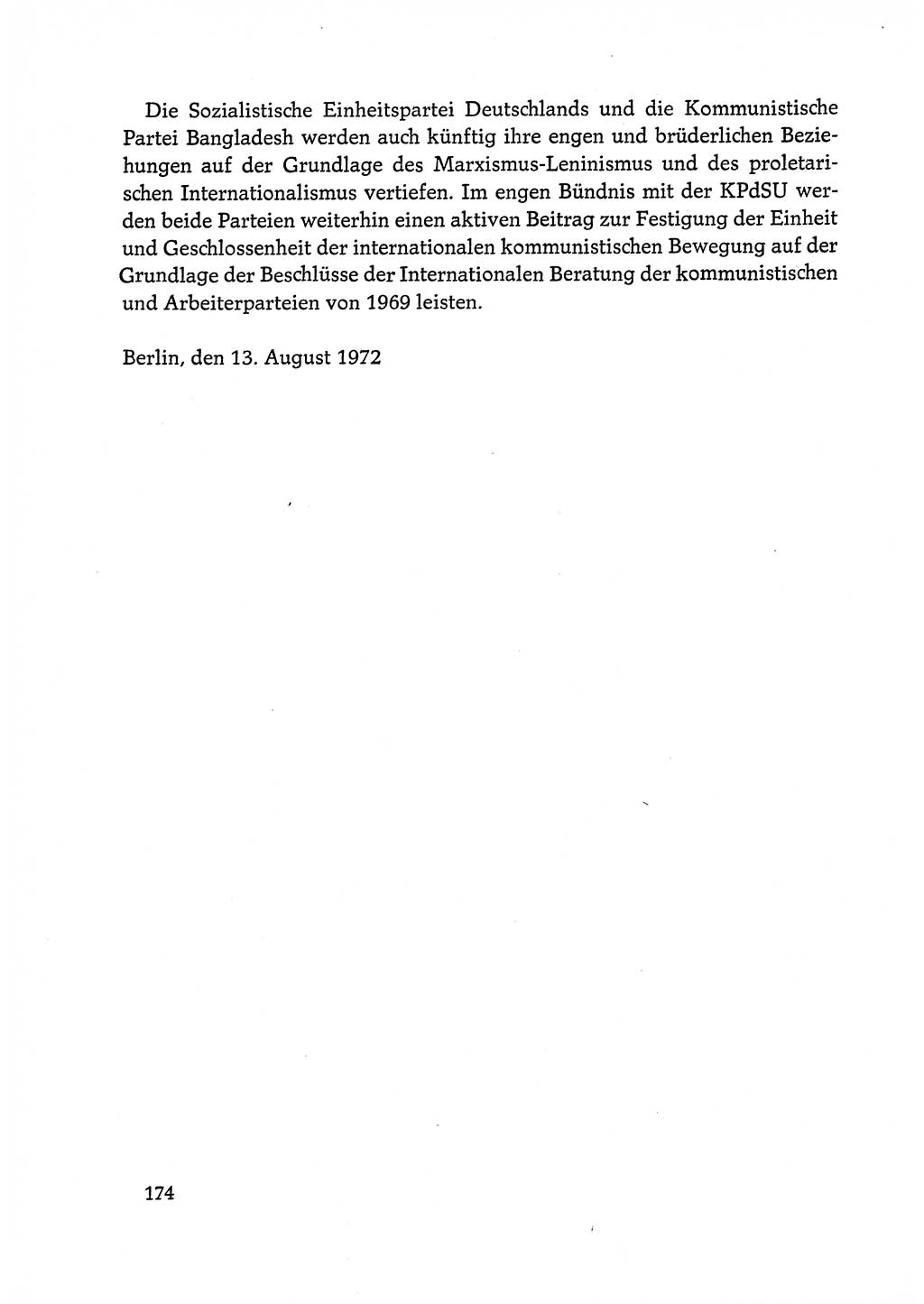 Dokumente der Sozialistischen Einheitspartei Deutschlands (SED) [Deutsche Demokratische Republik (DDR)] 1972-1973, Seite 174 (Dok. SED DDR 1972-1973, S. 174)