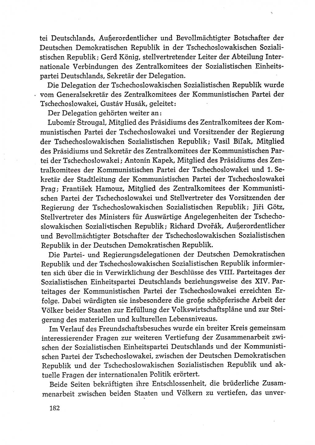 Dokumente der Sozialistischen Einheitspartei Deutschlands (SED) [Deutsche Demokratische Republik (DDR)] 1972-1973, Seite 182 (Dok. SED DDR 1972-1973, S. 182)