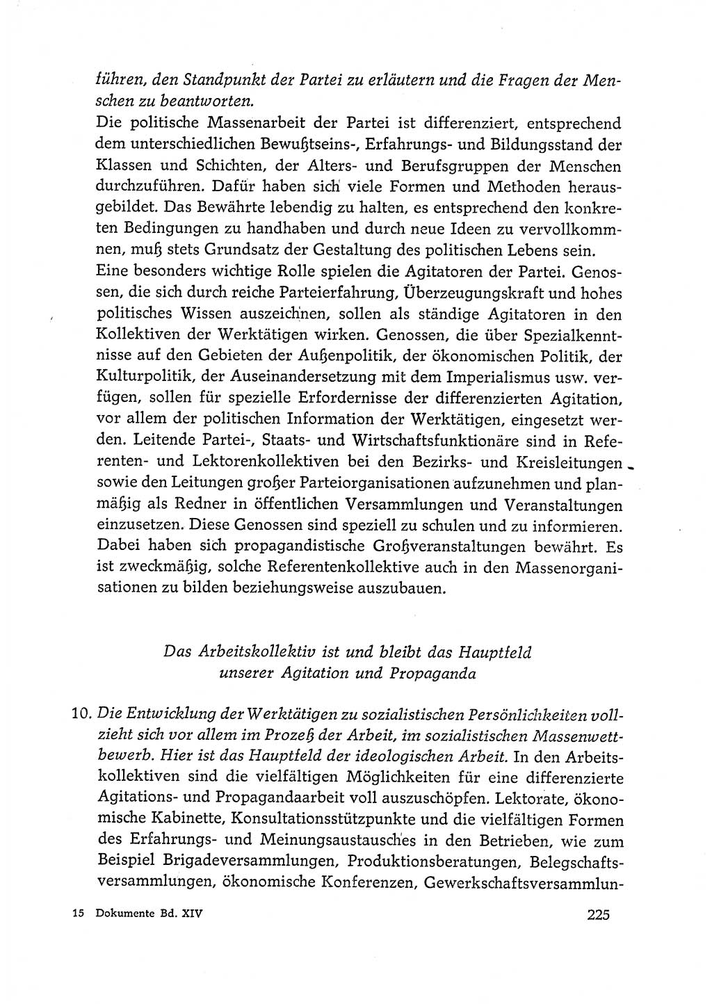 Dokumente der Sozialistischen Einheitspartei Deutschlands (SED) [Deutsche Demokratische Republik (DDR)] 1972-1973, Seite 225 (Dok. SED DDR 1972-1973, S. 225)