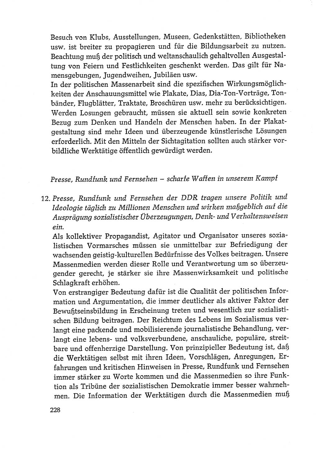 Dokumente der Sozialistischen Einheitspartei Deutschlands (SED) [Deutsche Demokratische Republik (DDR)] 1972-1973, Seite 228 (Dok. SED DDR 1972-1973, S. 228)