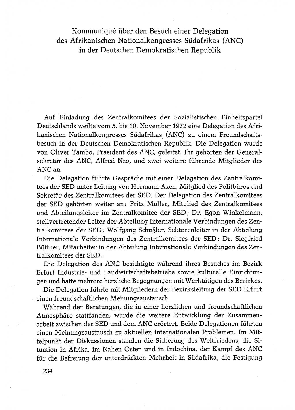 Dokumente der Sozialistischen Einheitspartei Deutschlands (SED) [Deutsche Demokratische Republik (DDR)] 1972-1973, Seite 234 (Dok. SED DDR 1972-1973, S. 234)