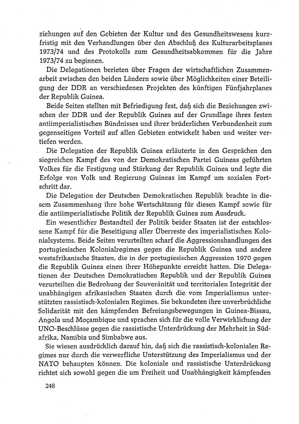 Dokumente der Sozialistischen Einheitspartei Deutschlands (SED) [Deutsche Demokratische Republik (DDR)] 1972-1973, Seite 248 (Dok. SED DDR 1972-1973, S. 248)