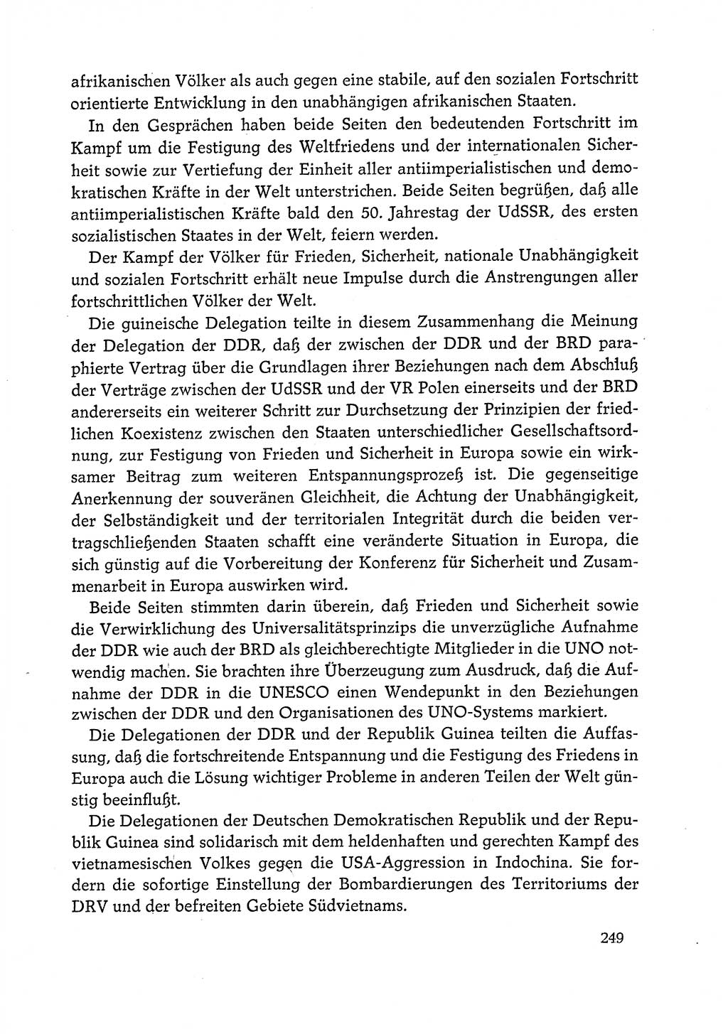 Dokumente der Sozialistischen Einheitspartei Deutschlands (SED) [Deutsche Demokratische Republik (DDR)] 1972-1973, Seite 249 (Dok. SED DDR 1972-1973, S. 249)