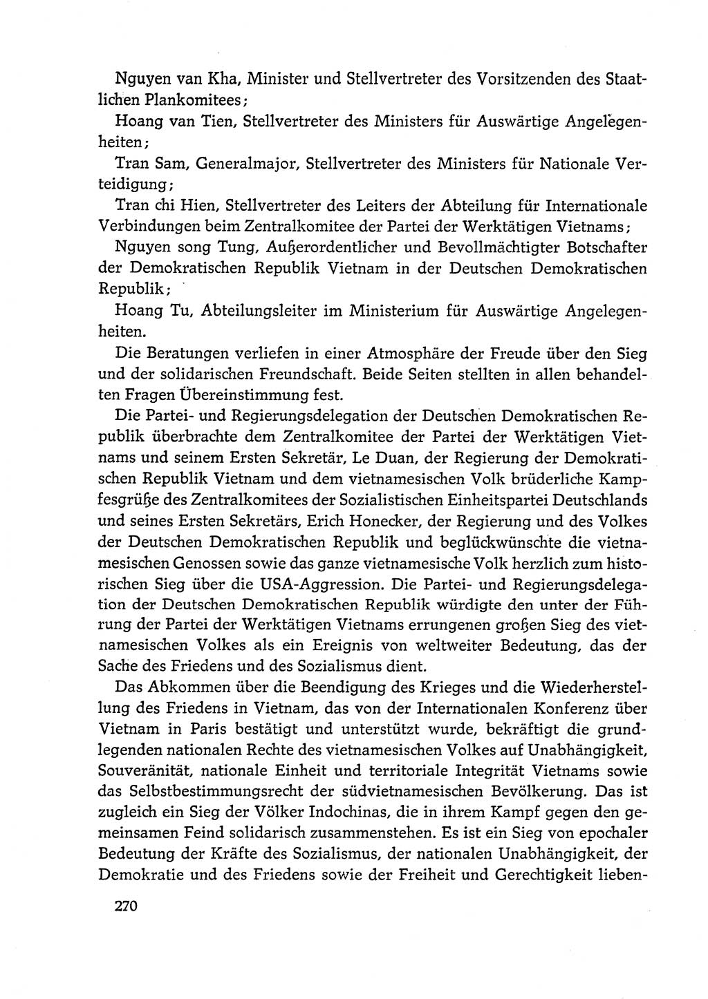 Dokumente der Sozialistischen Einheitspartei Deutschlands (SED) [Deutsche Demokratische Republik (DDR)] 1972-1973, Seite 270 (Dok. SED DDR 1972-1973, S. 270)