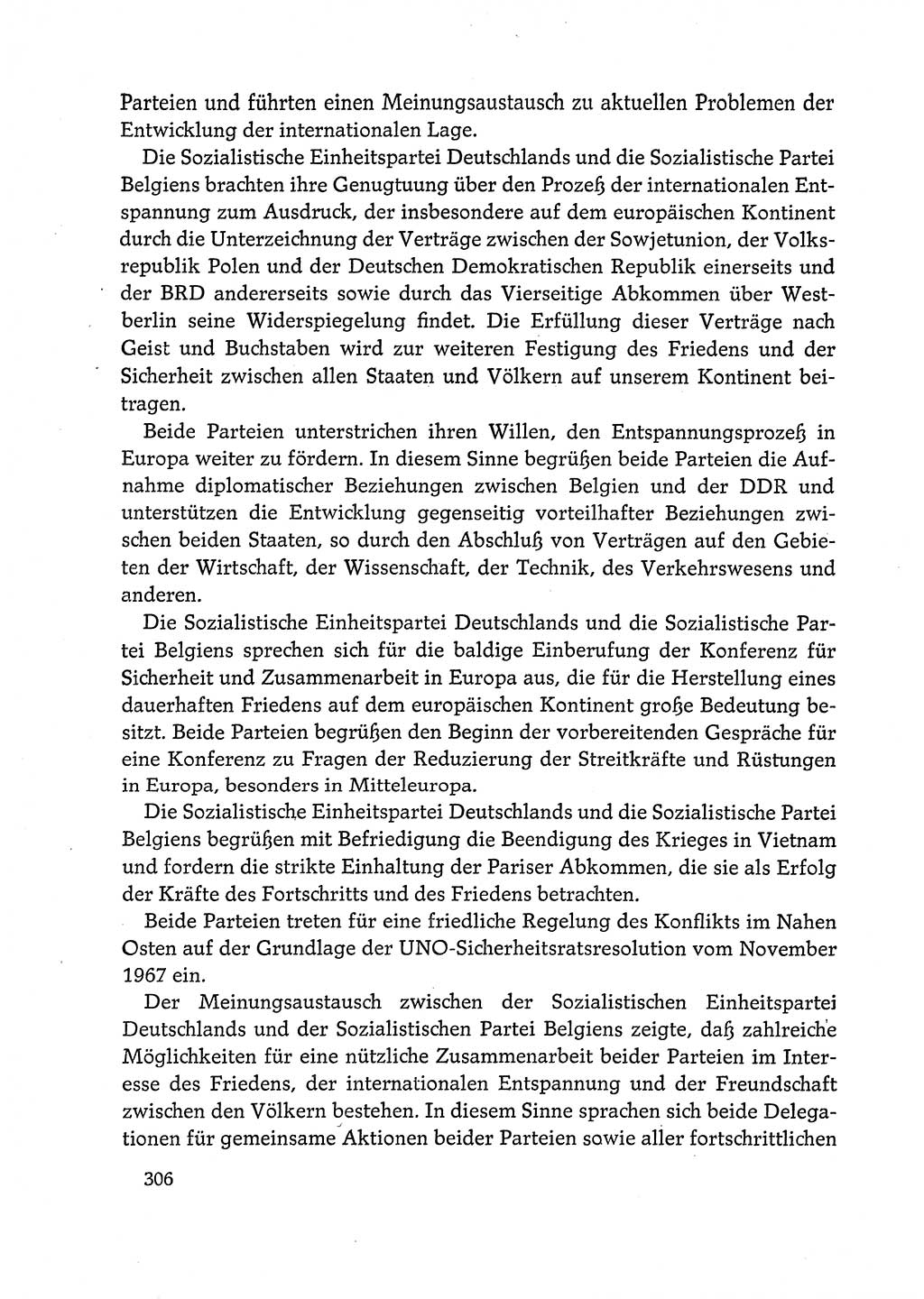 Dokumente der Sozialistischen Einheitspartei Deutschlands (SED) [Deutsche Demokratische Republik (DDR)] 1972-1973, Seite 306 (Dok. SED DDR 1972-1973, S. 306)