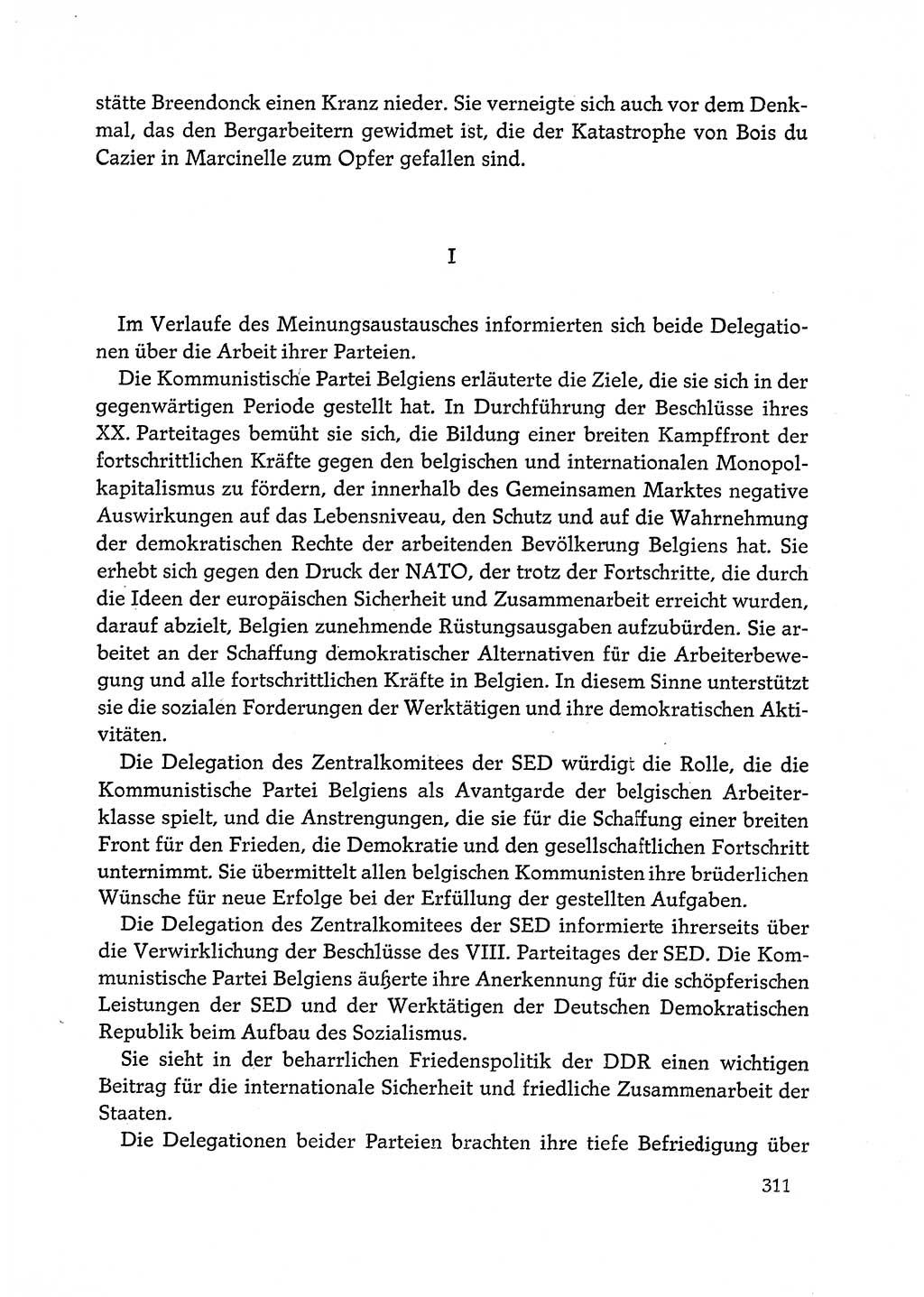 Dokumente der Sozialistischen Einheitspartei Deutschlands (SED) [Deutsche Demokratische Republik (DDR)] 1972-1973, Seite 311 (Dok. SED DDR 1972-1973, S. 311)
