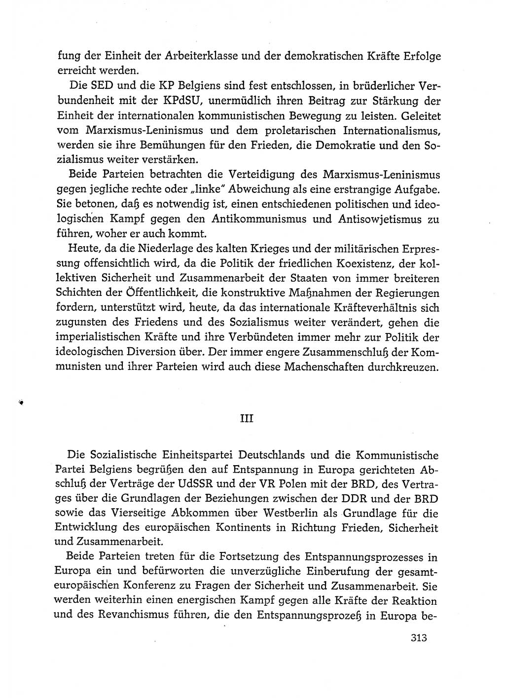 Dokumente der Sozialistischen Einheitspartei Deutschlands (SED) [Deutsche Demokratische Republik (DDR)] 1972-1973, Seite 313 (Dok. SED DDR 1972-1973, S. 313)