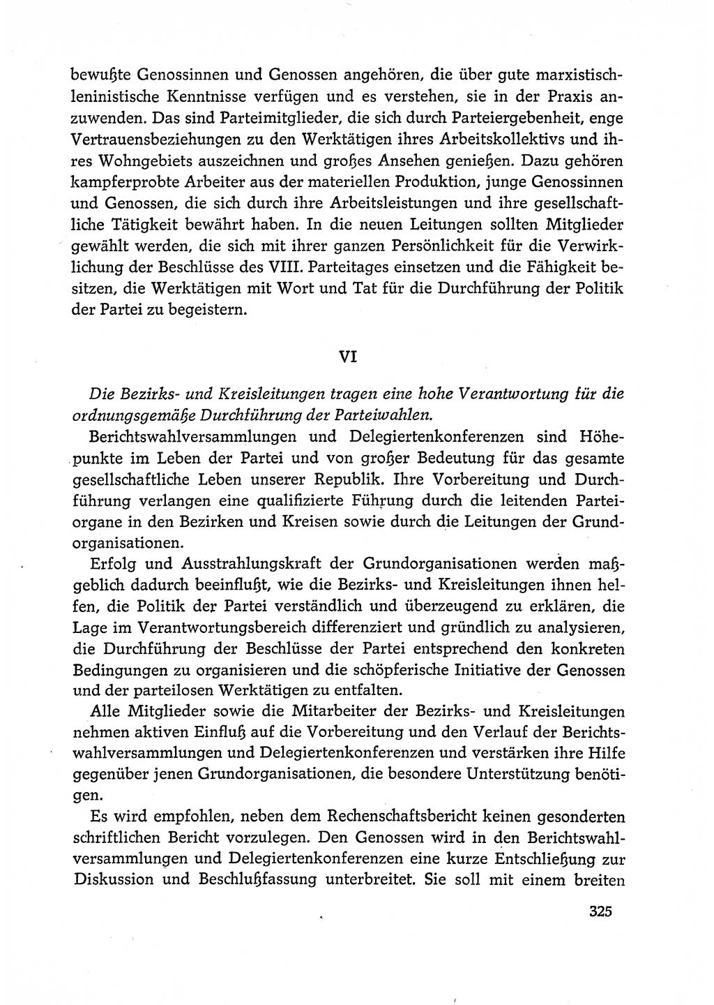 Dokumente der Sozialistischen Einheitspartei Deutschlands (SED) [Deutsche Demokratische Republik (DDR)] 1972-1973, Seite 325 (Dok. SED DDR 1972-1973, S. 325)