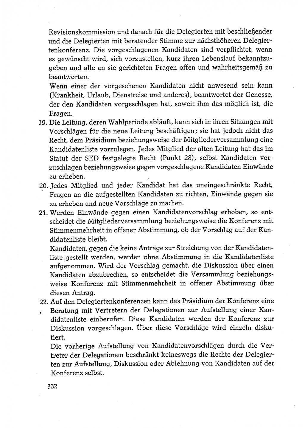 Dokumente der Sozialistischen Einheitspartei Deutschlands (SED) [Deutsche Demokratische Republik (DDR)] 1972-1973, Seite 332 (Dok. SED DDR 1972-1973, S. 332)
