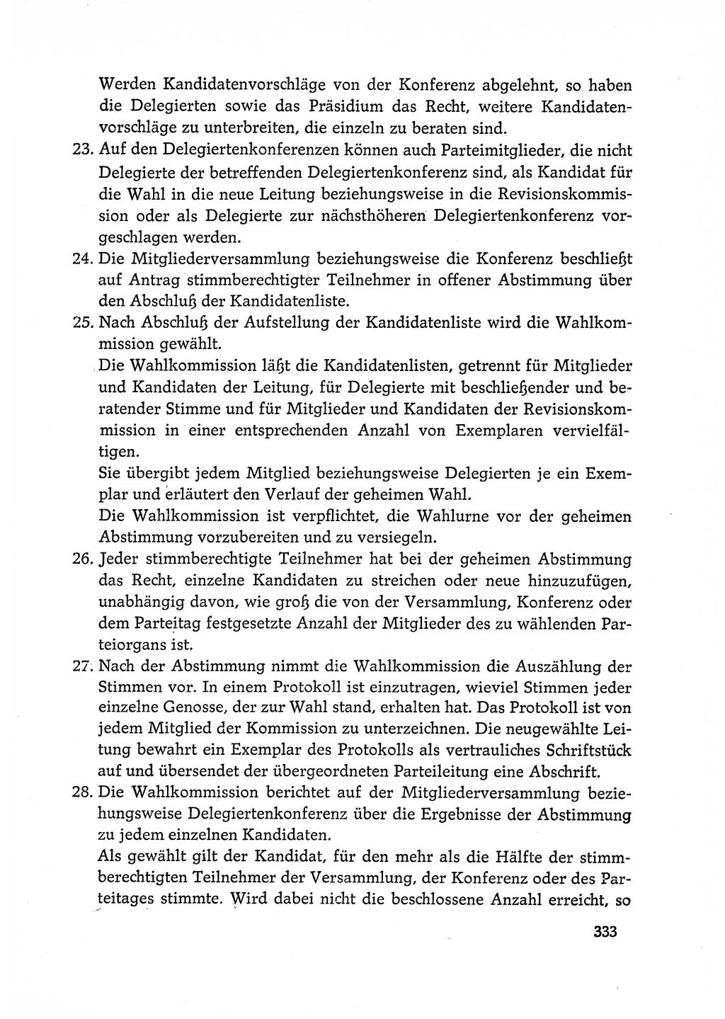 Dokumente der Sozialistischen Einheitspartei Deutschlands (SED) [Deutsche Demokratische Republik (DDR)] 1972-1973, Seite 333 (Dok. SED DDR 1972-1973, S. 333)