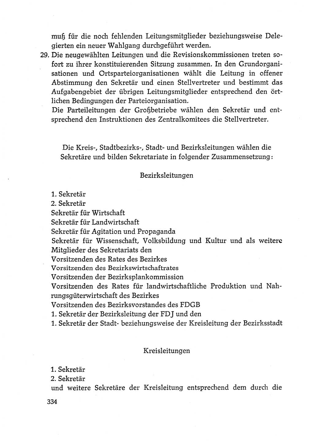 Dokumente der Sozialistischen Einheitspartei Deutschlands (SED) [Deutsche Demokratische Republik (DDR)] 1972-1973, Seite 334 (Dok. SED DDR 1972-1973, S. 334)