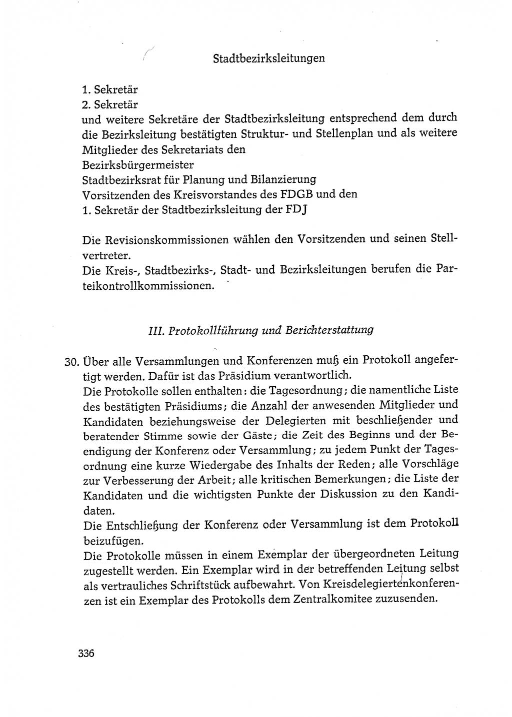 Dokumente der Sozialistischen Einheitspartei Deutschlands (SED) [Deutsche Demokratische Republik (DDR)] 1972-1973, Seite 336 (Dok. SED DDR 1972-1973, S. 336)