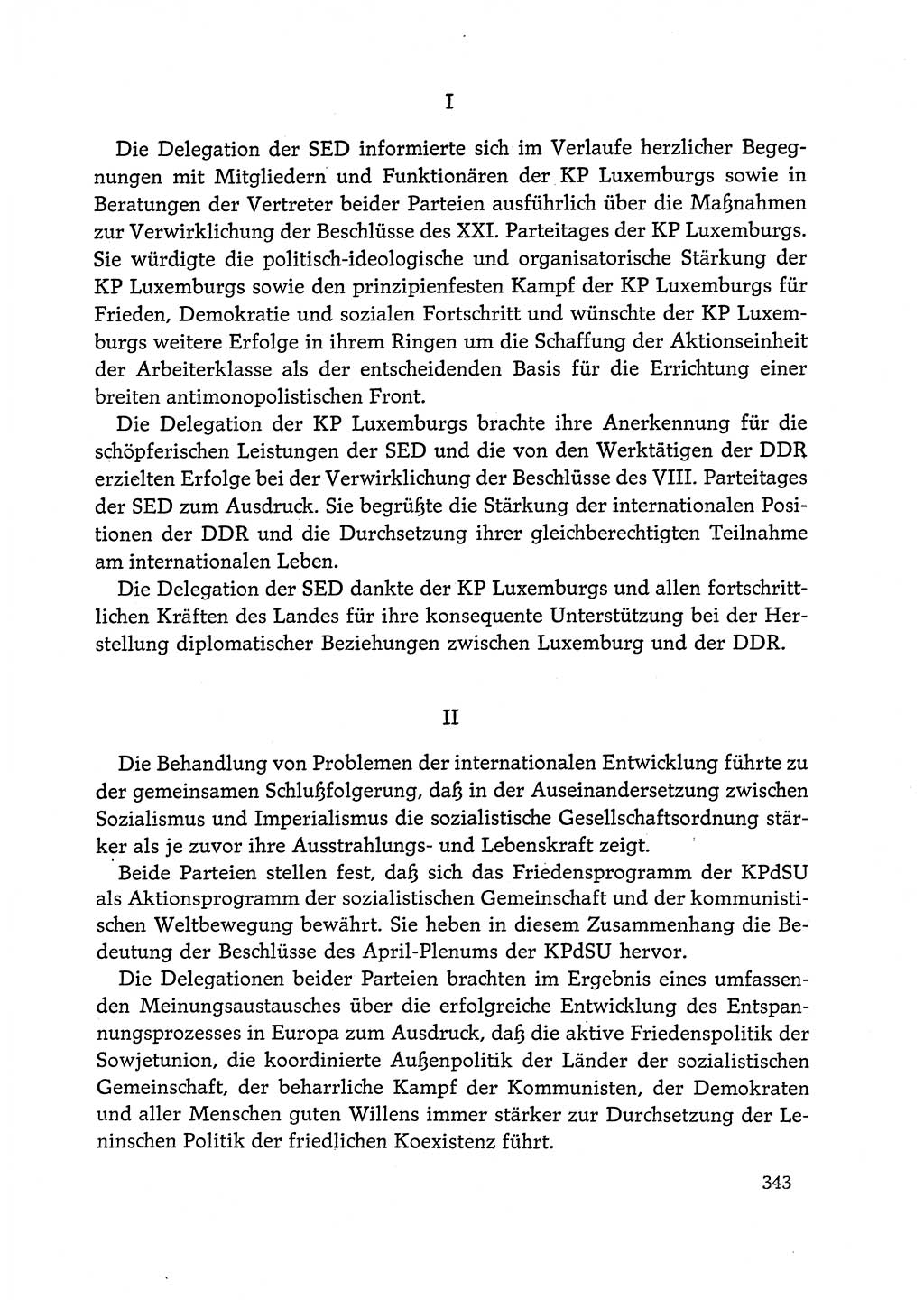 Dokumente der Sozialistischen Einheitspartei Deutschlands (SED) [Deutsche Demokratische Republik (DDR)] 1972-1973, Seite 343 (Dok. SED DDR 1972-1973, S. 343)