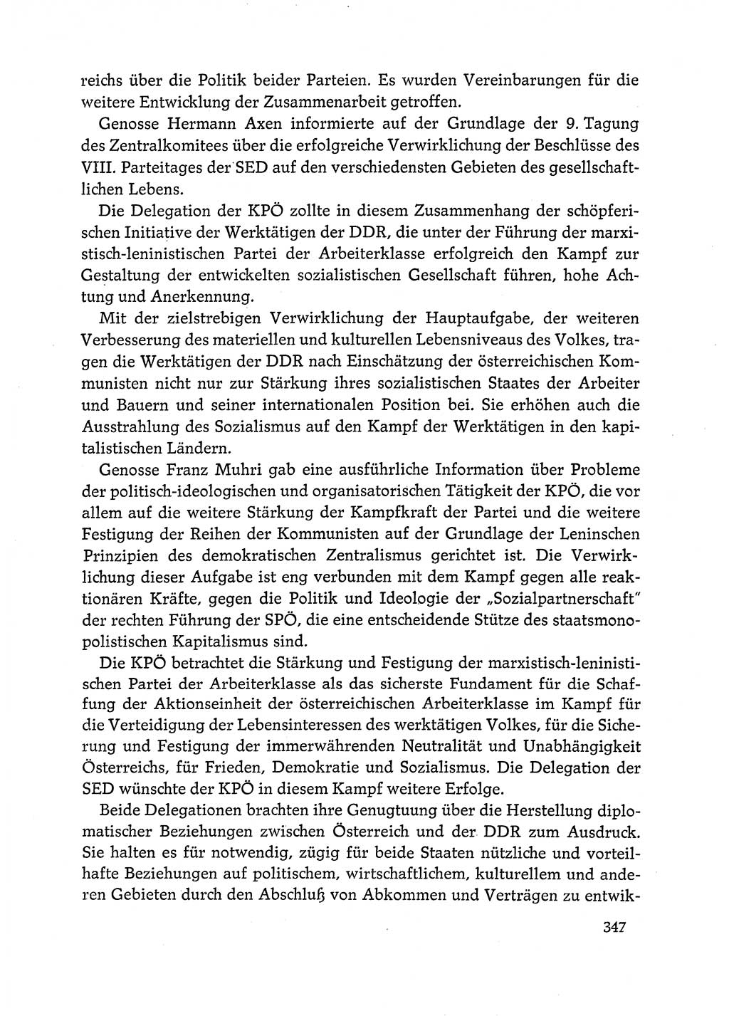 Dokumente der Sozialistischen Einheitspartei Deutschlands (SED) [Deutsche Demokratische Republik (DDR)] 1972-1973, Seite 347 (Dok. SED DDR 1972-1973, S. 347)